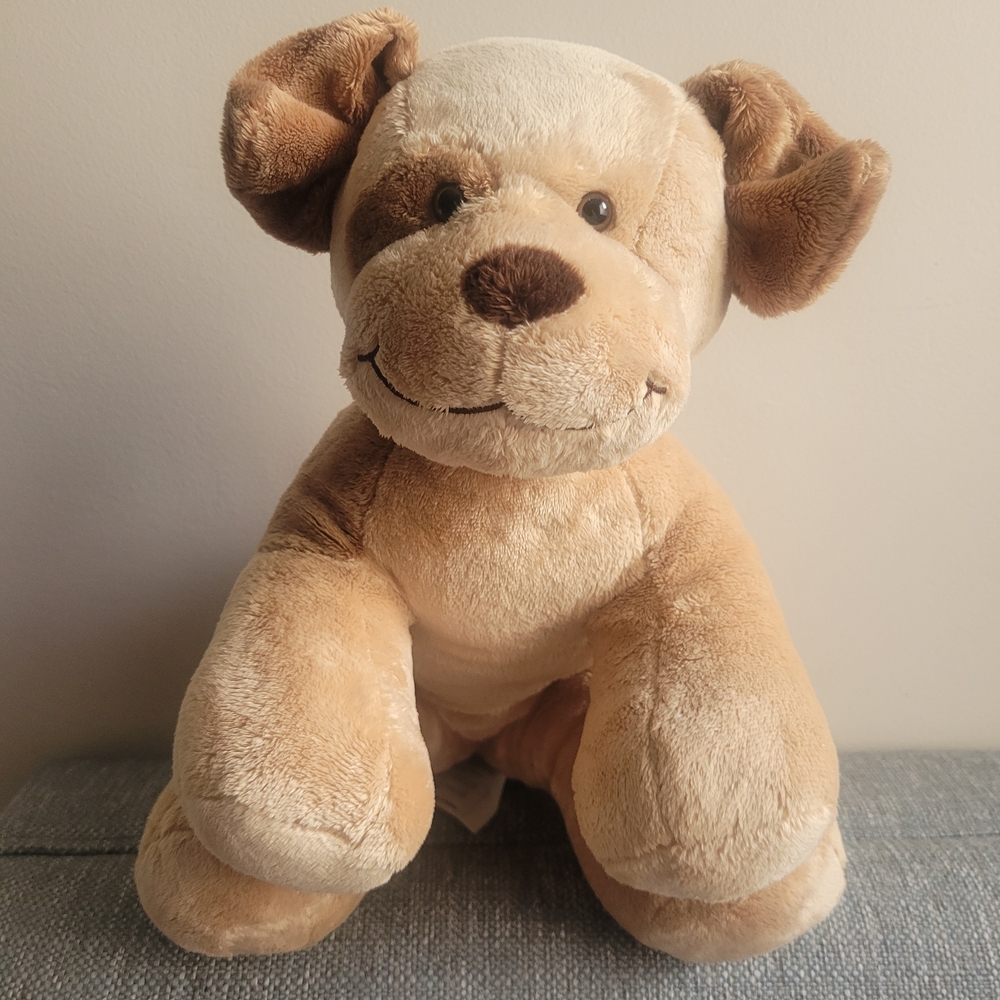 Build-A-Bear Tan and Cream Plush Puppy